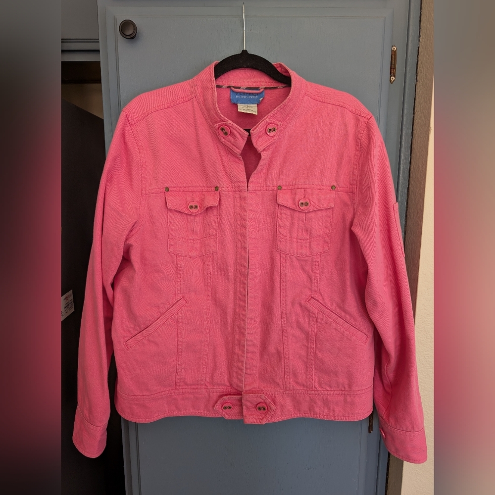 Hot Pink Denim Jacket